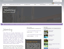 Tablet Screenshot of johannesburg-venues.co.za